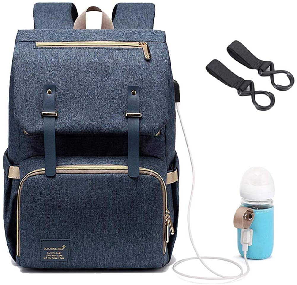 Diaper Bag Backpack Multifunctional Travel Backpack with Built-in USB ...