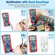 AstroAI Digital Multimeter, TRMS 6000 Counts Auto-Ranging Voltage Tester