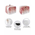 thumbnail image 2 of Fsddascl Red Eucalyptus Leaves Toaster Cover 4 Slice, Large Kitchen Appliance Covers, Spring Floral Summer Botanical Toaster Oven Cover with Loop, Bread Machine Cover Polyester Dust Cover Protection, 2 of 5