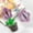 MulticolorB, variant on Scissors Cute Flower Design, QQZ Foldable Standing Student Stationery, Plastic Handmade Paper Cutting Scissors for Art Craft Office Supplies