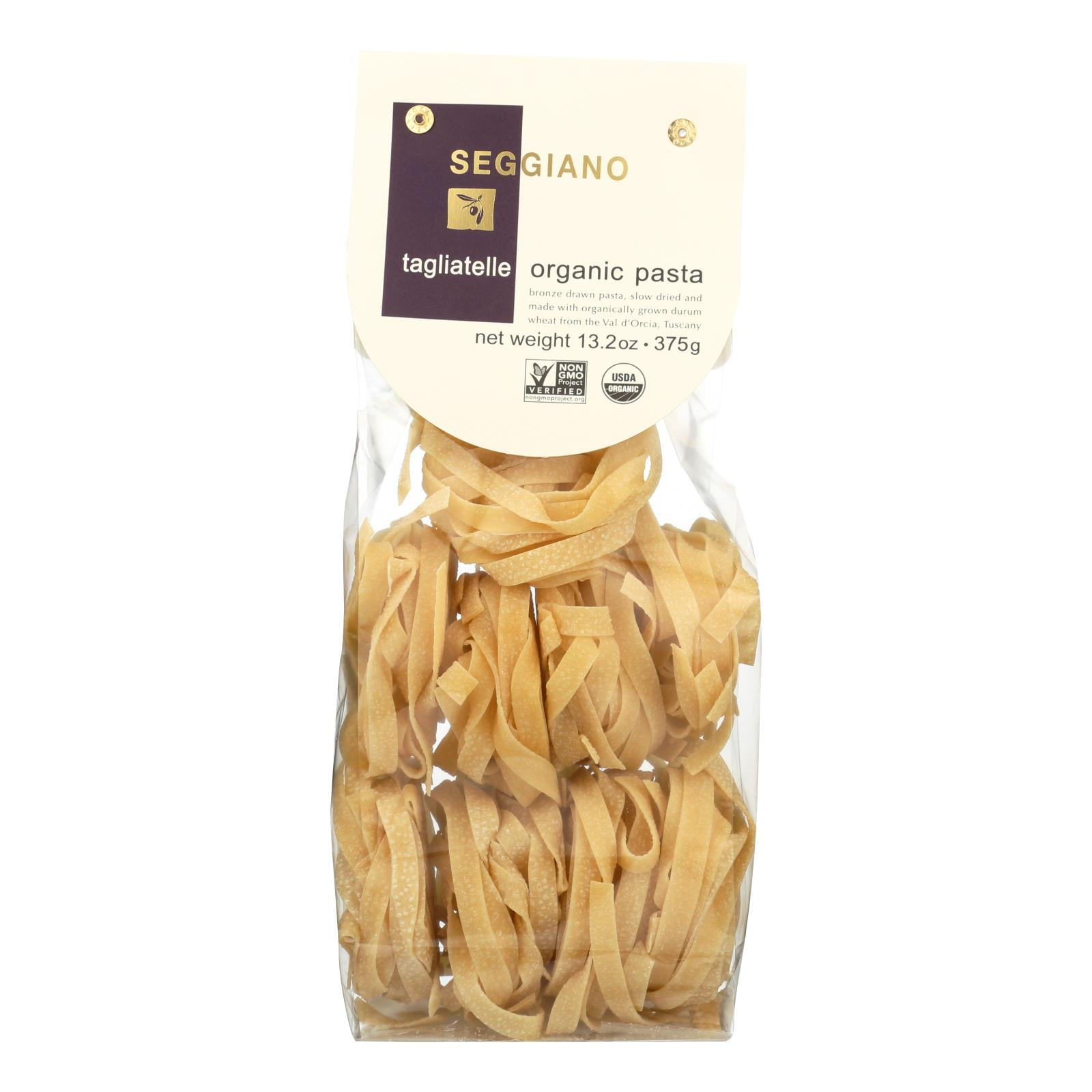 (8 Pack) Seggiano Organic Tagliatelle Pasta, 13.25 Oz