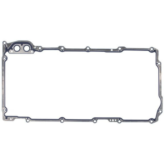 Oil Pan Gasket - Compatible with 2000 - 2014 GMC Yukon XL 1500 2001 2002 2003 2004 2005 2006 2007 2008 2009 2010 2011 2012 2013