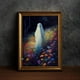 thumbnail image 3 of Póster de Ghost In Wildflowers, póster Vintage gótico de Dark Academia, pintura en lienzo, imágenes artísticas de pared, decoración de la habitación del hogar de Halloween, 3 of 4