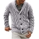 thumbnail image 2 of Suéter europeo y americano para hombre, otoño e invierno, cárdigan para hombre, suéter básico, suéter de gran tamaño, abrigo para hombre, 2 of 5