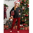 thumbnail image 4 of Arshiner Girls 2 Piece Clothing Set Floral Ruffle Hem Bell Sleeve Top and Leggings Fall Winter Outfits, 4 of 6