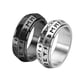 thumbnail image 3 of Anillo giratorio de acero de titanio con runa vikinga nórdica retro Luen, estilo neutro, anillo personalizado para hombre, 3 of 6
