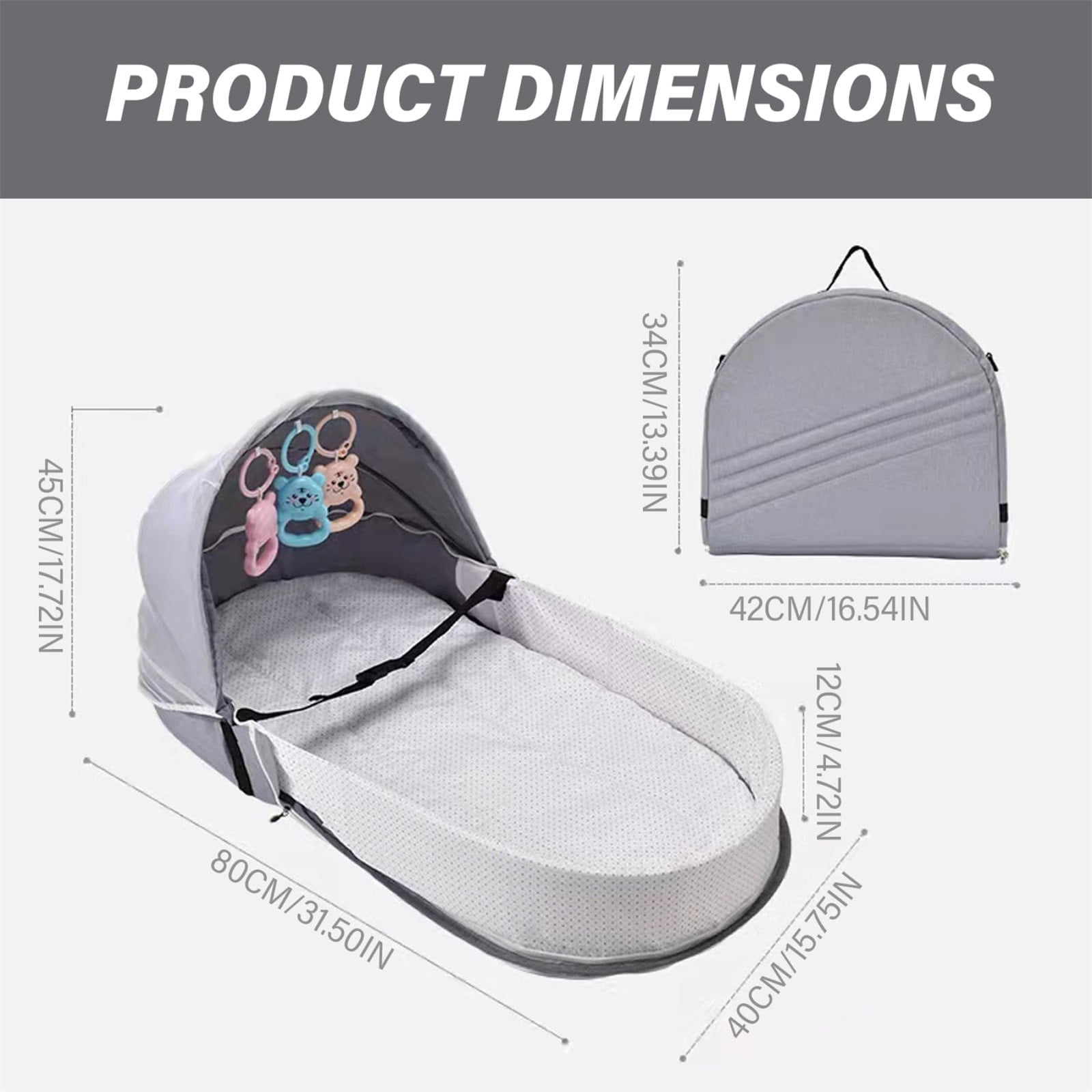 Portable Baby Play Mat for Soft & Durable Ideal for Indoor & Outdoor Use Lightweight & Washable Provides Play Area for Your Little One