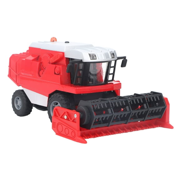 Farm Harvester Toy, Combine Harvester Toy Educational Battery Powered Metal Sound Light for Kids