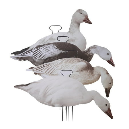 Higdon FLATS Snow/Juvie/Blue Goose Standard Silhouette Decoys - 12 Pack Shoes