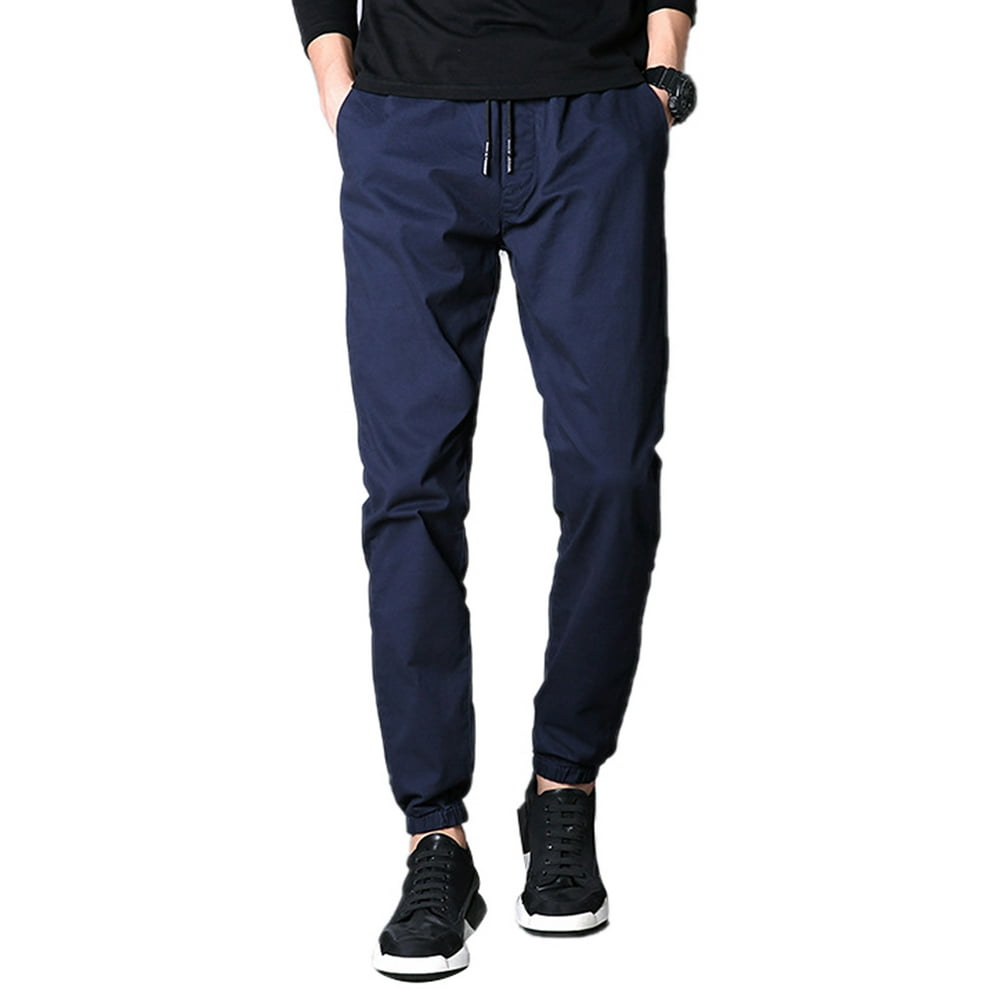 mens tapered cargo joggers
