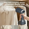 thumbnail image 3 of Clothes iron, quick heating in 10 seconds, high-power high-temperature sterilization and mites removal, three-speed temperature adjustment, artificial handle design, suitable for smoothing clothes fo, 3 of 5