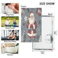 thumbnail image 6 of Yayeee 100% Cotton Hand Towels for Bathroom 16" x 28" Soft Absorbent Kitchen Towel, Christmas Santa, 6 of 7