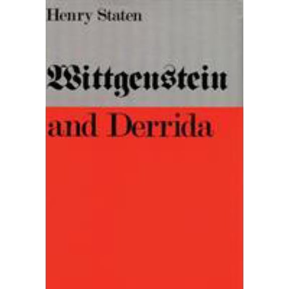 Pre-Owned Wittgenstein and Derrida (Paperback) 0803291698 9780803291690
