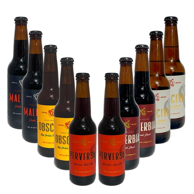 Super Combo Cervezas Artesanales Capital Pecado 355 Ml Cerveza Artesanal