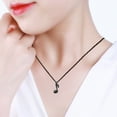 thumbnail image 3 of Music Note Urn Necklace for Ashes Simple Style Cremation Urn Necklace for Women Men Memorial Keepsake Pendant, 3 of 9