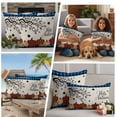 thumbnail image 5 of Orange Pumpkins Outdoor Waterproof Pillow Covers, Abstract Fall Branch Blue Retro Plaid Decorative Square Throw Pillowcase Sofa Cushion Sham for Patio/Couch/Chair, 16"x16" 2 Pack, 5 of 8