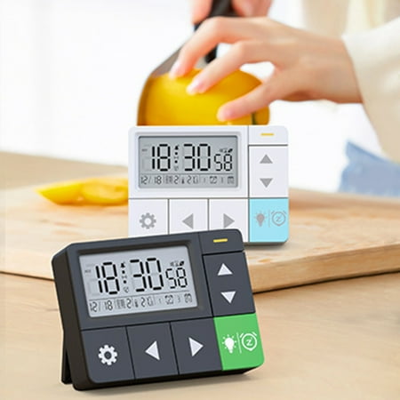 

Digital Timer Electronic LCD Portable Removable Calendar Multi-modes Button Control Countdown Alarm Clock