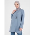 thumbnail image 3 of Blue - Crew neck - Tunic - Refka, 3 of 5