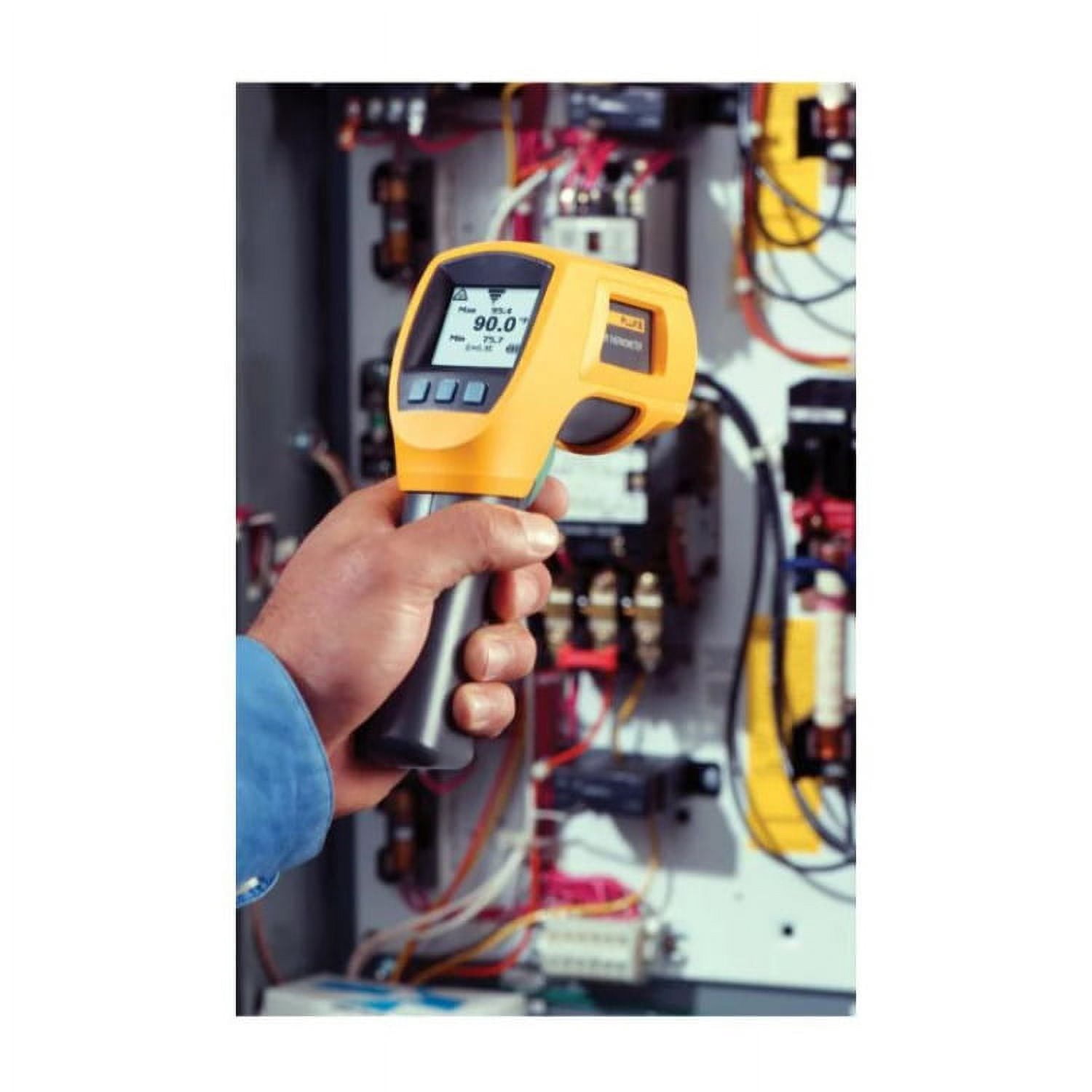 Fluke 566 Thermal Gun Infrared and Contact Thermometer (-40 to +1202 Degree-F)