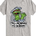 thumbnail image 3 of Sesame Street - Tell Monday To Scram - Toddler and Youth Short Sleeve Graphic T-Shirt, 3 of 5