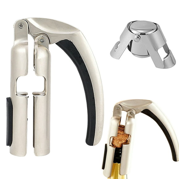 Champagne Bottle Opener Cork Puller And Wine Stopper Easy to Use Cork Puller Sparkling Wine Cork Puller