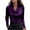 Purple, variant on Women's Tops Dressy 2026 Ice Silk Cowl Neck Blouse Long Sleeve Shirts Satin Business Work Tops Summer Spring Outfits