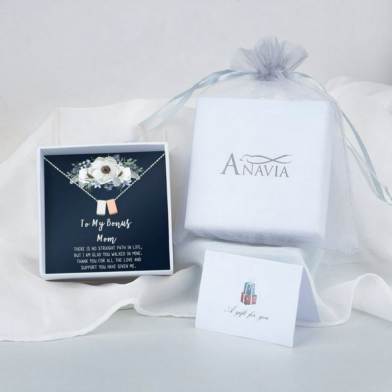 Bonus Mom Necklace Family Gifts - txx188k17Gift Box