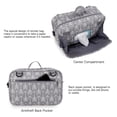 thumbnail image 3 of Bolsa de almacenamiento para pañales de bebé, mochila multifuncional de gran capacidad para mujer, impermeable, de poliéster, 3 of 4