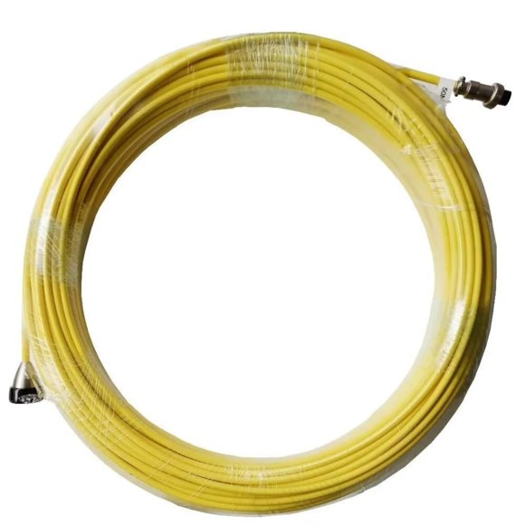 Cable de repuesto para cámara de alcantarillado JQKJCAM, 5 mm, rígido, 30 m, con contador
