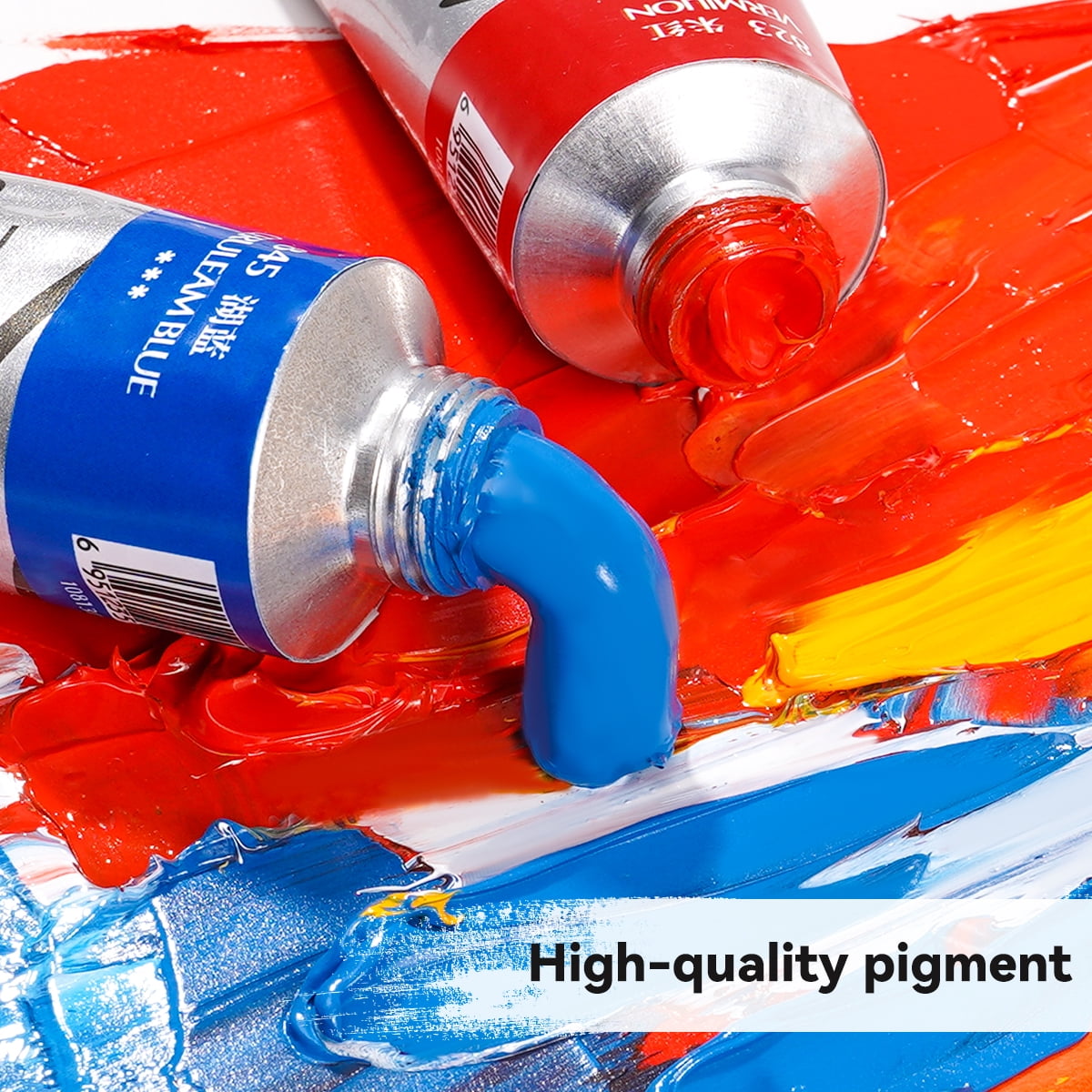 Paul Rubens Oil Paint, 20 Colors*50ml/1.69Fl oz LargeTubes, Professional Oil Based Paint with High Saturation, Creamy Texture, and Consistency,Oil Paint Supplies for Artists-Set A