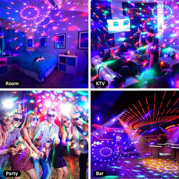 Boule Disco Lumineuse Rotative - Lumière Boule Disco,Party Lights