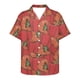 thumbnail image 4 of Camisa de tomate para hombre, camisa de manga corta con estampado de frutas en 3D para hombre, ropa informal de moda con botones y solapa, camiseta de gran tamaño, 4 of 5