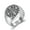Silver, variant on Demon Protection Ghost Hunter CSBP Catholic St Saint Benedict Ring Size 7-15-11-Silver