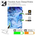 thumbnail image 4 of Allytech Case for Kindle Fire 7 inch 2022(12th Generation), Auto Sleep Wake Adjustable Stand Card Slots Wallet Cover with Stylus Pen Holder for Amazon Fire 7 2022, Blue Marble, 4 of 7