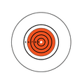 thumbnail image 3 of Ez Aim Paper Shooting Targets, 11-Spot Indoor Targets, 12 In Square, 13-Pack, 3 of 5