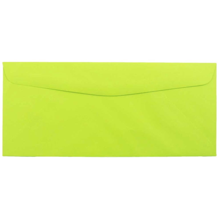 JAM Paper #10 Light Green Envelopes - Bulk 1000 Pack, 4 1/8 X 9 1/2 Inches, Professional Mailing Envelopes
