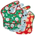thumbnail image 1 of Babero para Bebé Tiny Twinkle Impermeable y a Prueba de Manchas 3 Paquetes Navidad, 1 of 7