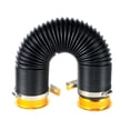 thumbnail image 2 of Conducto Flexible Del Tubo de La Manguera de Del Tubo de Admisión de Aire Frío Automático 2PCS, Dorado + Negro shamjiam Tubo de admisión de aire frío flexible, 2 of 8