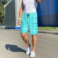 thumbnail image 6 of Sikiie Turquoise Wooden Mens Pajama Shorts, Lounge Pant, Men's shorts，Sleep Pj Shorts for Men-3X-Large, 6 of 6