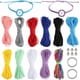 thumbnail image 1 of Kit para hacer pulseras de la amistad con 13 estilos, pulseras de atrapasueños, pulseras tejidas, atrapasueños, pulseras de la amistad con hilo de colores., 1 of 5