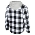thumbnail image 3 of Men's Colosseum Black/White Maryland Terrapins Buffalo Plaid Full-Zip Jacket, 3 of 3