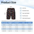 thumbnail image 4 of Cauagu Rainbow Jellyfishes Print Swim Trunks for Men,Youth Boys Swim Shorts Compression Liner Beach Shorts Boys' Swimming Shorts 7-20 Years Bathing Suit-Large, 4 of 7