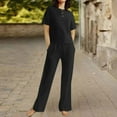 thumbnail image 5 of Pyhlmscde Linen Sets for Women 2 Piece, Womens Jumpsuit, Women 2 Piece Outfits Sets, 5 of 6