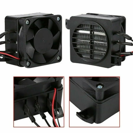 

100W 12V PTC Heating Element Incubator Air Heater Fan Electric Use Thermistor