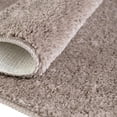 thumbnail image 5 of Rugs.com Bano Everyday Bath Mat Collection Rug – 1' 8 x 2' 7 Taupe Machine Washable Shag Bath Mat, Extra Soft and Absorbent, Non-Slip, Quick Dry, Perfect for Bathroom, 5 of 8