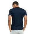 thumbnail image 2 of Men's Soft 100% Cotton Light Weight Crew Neck Short Sleeve T-Shirt, Navy L, 1 Count, 1 Pack, 2 of 3