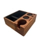 thumbnail image 3 of Portafiltros de madera para café expreso, soporte para filtro de café, organizador de filtros L, 3 of 9