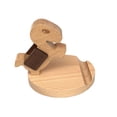 thumbnail image 1 of Soporte de madera para teléfono móvil de dibujos animados, soporte para tableta, soporte para teléfono de escritorio, reemplazo para soporte para teléfono inteligente Samsung, 1 of 2