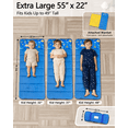 thumbnail image 2 of Primlect Nap Mat, 55" x 22", Portable Sleeping Bag with Removable Pillow, Easy to Roll & Store, Blue, 2 of 6