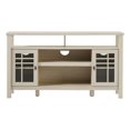 thumbnail image 1 of Walker Edison Transitional Wood Glass Door Storage Sideboard 58" - Coastal Oak, 1 of 15